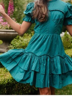 Ivy City Co. Merida Dress in Teal - NWT